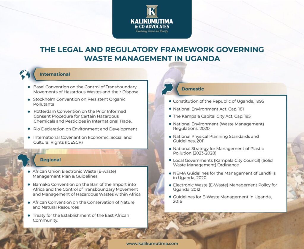THE LEGAL AND REGULATORY FRAMEWORK GOVERNING WASTE MANAGEMENT IN UGANDA ...